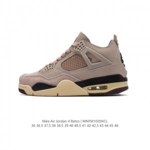 公司级 耐克 Nike Air Jordan 4 Retro OG 中帮 迈克尔 乔丹AJ4代乔4 复古休闲运动文化篮球鞋。秉承轻量化的速度型篮球鞋设计思想完成