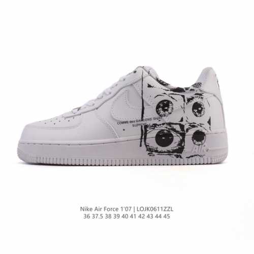 耐克 Nike Air Force 1 '07 Low 2025新年新款 蛇年限定 空军一号含气垫 小白鞋 低帮百搭厚底增高休闲运动板鞋。柔软、弹性十足的缓震性