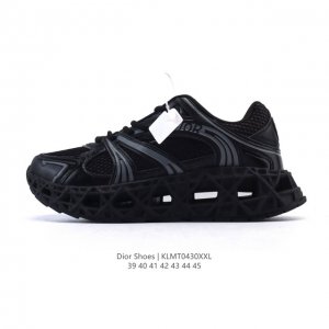 公司级 Dior 迪奥 高奢品牌 彰显高级气质 Dior 运动鞋低帮系列复古休闲鞋时尚慢跑鞋厚底老爹鞋圆头系带 运动跑鞋 生活休闲鞋 男款 时髦单品 时尚百搭