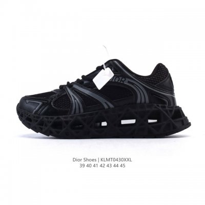 公司级 Dior 迪奥 高奢品牌 彰显高级气质 Dior 运动鞋低帮系列复古休闲鞋时尚慢跑鞋厚底老爹鞋圆头系带 运动跑鞋 生活休闲鞋 男款 时髦单品 时尚百搭
