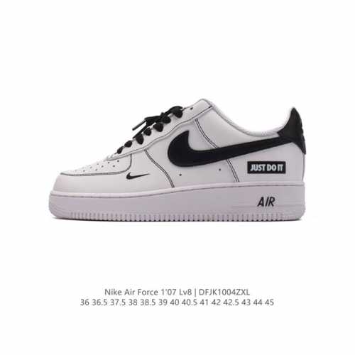 耐克 Nike Air Force 1 '07 Low 空军一号含气垫 小白鞋 低帮百搭厚底增高休闲运动板鞋。柔软、弹性十足的缓震性能和出色的中底设计，横跨复古