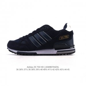 阿迪达斯 Adidas Zx 750 户外耐磨舒适运动休闲鞋男女同款经典运动鞋。80年代,Zx系列问世。这款经典鞋,采用热塑性聚氨酯橡胶 Tpu 鞋跟笼,搭配乙