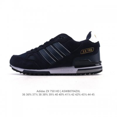 阿迪达斯 Adidas Zx 750 户外耐磨舒适运动休闲鞋男女同款经典运动鞋。80年代,Zx系列问世。这款经典鞋,采用热塑性聚氨酯橡胶 Tpu 鞋跟笼,搭配乙