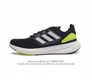 阿迪达斯 Adidas 超弹跑步系列pureboost 22 新款稳定排汗减震回弹防滑耐磨跑步运动鞋跑步鞋。含再生材料的短距离跑步鞋，Pureboost系列跑鞋