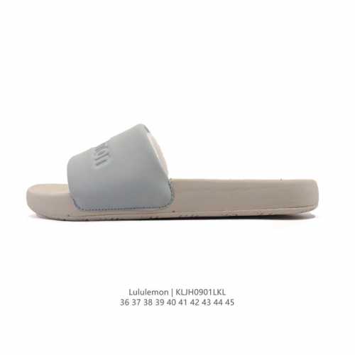 Lululemon.Restfeeltm 露露乐檬休闲运动拖鞋 一字拖 沙滩凉拖鞋 让运动后的双脚得到更好的休憩 伴你轻松开启精彩行程。拖鞋尺码标准 可满足大多