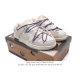 公司级 耐克联名 Off-White X Nike Dunk Low 解构绑带 双鞋带 运动滑板鞋 鞋身侧边印有说明书式字样和烫银字样，外侧鞋带结构和色块标签。