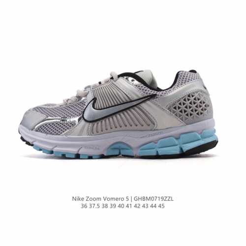 Nike 耐克夏季 Zoom Vomero 5 运动鞋休闲训练跑步鞋。Nike Zoom Vomero 5 男女子运动鞋妥帖包覆足部，提供透气支撑效果。耐穿材料