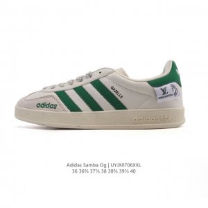 公司级 阿迪达斯 德训鞋 Adidas Originals Samba Og Shoes 经典运动鞋小白鞋 T头鞋 女士板鞋 Labubu 拉布布 印花 彰显休