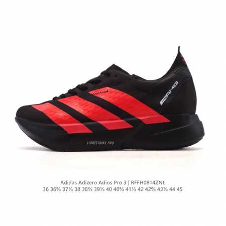公司级 阿迪达斯 Adidas Adizero Adios Pro 4 舒适防滑耐磨 低帮 休闲跑步鞋 男女款厚度增高老爹鞋 2025年，Adidas推出了Ad - 点击图像关闭