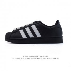 120 阿迪达斯 Adidas Superstar 三叶草2025年新款鞋子 蛇年新款经典贝壳头系列 新款休闲板鞋潮流男女士运动鞋 。鞋面柔软皮革材质 标志性的