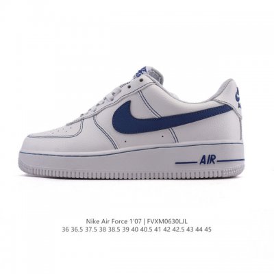 耐克 Nike Air Force 1 '07 Low 空军一号含气垫 小白鞋 低帮百搭厚底增高休闲运动板鞋。柔软、弹性十足的缓震性能和出色的中底设计，横跨复古