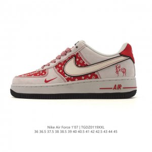 公司级 Af1耐克 Nike Air Force 1 ‘07 Low 空军一号 2026年新款 马年限定 厚底增高百搭运动板鞋 原楦头原纸板 打造纯正空军版型，