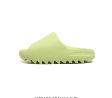 阿迪达斯 Adidas Yeezy Slide 经典运动拖鞋时尚厚底增高男女一字拖鞋 Yeezy Slide椰子拖鞋的外观十分吸引人 融合了舒适与时尚的元素 延 - 点击图像关闭