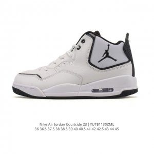 公司级 耐克 Nike Airjordancourtside23 乔丹23代 Aj23实战气垫缓震篮球鞋，Jordan 乔丹 男女鞋真标半码制，采用优质荔枝纹牛