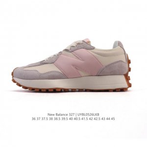 真标 Nb 新百伦 New Balance 327系列复古休闲运动慢跑鞋时尚男女运动鞋 以更纯粹的复古风格设计打造的全新造型 侧身还以解构设计 将 N 字标志以