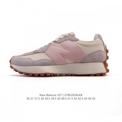 真标 Nb 新百伦 New Balance 327系列复古休闲运动慢跑鞋时尚男女运动鞋 以更纯粹的复古风格设计打造的全新造型 侧身还以解构设计 将 N 字标志以