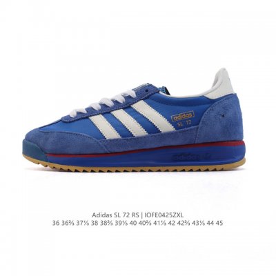公司级 阿迪达斯Adidas Sl 72 Shoes 经典复古薄底运动鞋T头鞋 三叶草复古休闲跑步鞋休闲运动鞋 这款经典运动鞋携复古型格，来访你的活力日常 采用
