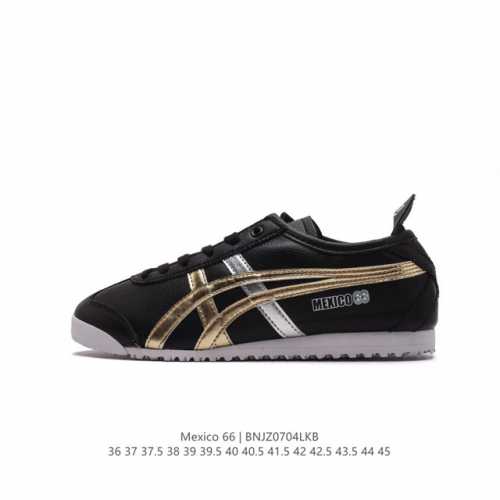 真标 Asics 亚瑟士 男女鞋真标半码制 日产经典老牌-鬼塚虎 Onitsuka Tiger Mexico 66经典墨西哥系列复古经典百搭板鞋休闲运动鞋慢跑鞋
