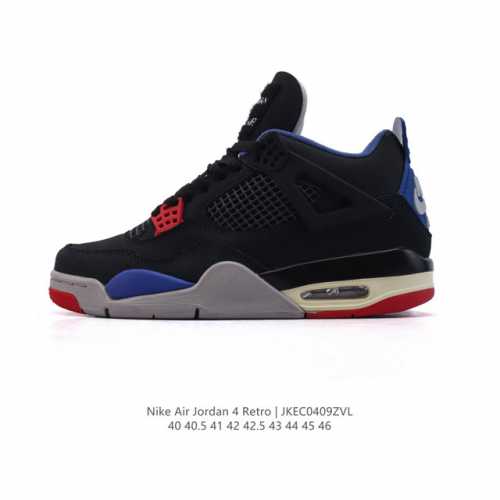 真标 耐克 Nike Air Jordan 4 Retro Og迈克尔 乔丹Aj4代乔4 中帮复古休闲运动文化篮球鞋。秉承轻量化的速度型篮球鞋设计思想完成设计，