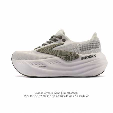 新品公司级 布鲁克斯 Glycerin Max 超级甘油:舒适的增高神器！Brooks Glycerin Max是一款极具突破性的顶级缓震运动跑鞋，由百年专业跑 - 点击图像关闭