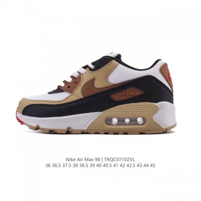 Nike耐克运动鞋 Air Max 90 健身运动跑鞋休闲鞋 复古风十足！Air Max 90 作为 Nike 旗下最经典的鞋型之一，凭借着百搭的造型，获得众多