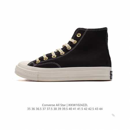 Converse All Star 高帮运动鞋 厚底增高 一星匡威全明星复古 休闲运动硫化百搭板鞋 经典帆布鞋学院风学生鞋 这个系列是匡威最古老的系列了。是匡威 - 点击图像关闭
