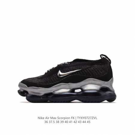 耐克 Nike Air Max Scorpion Fk 气垫缓震运动鞋厚底增高男女跑步鞋。次世代气垫搭载全掌长气垫鞋款 而这样的配置，会带来过去所有 Air M - 点击图像关闭