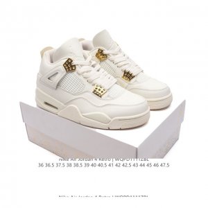 公司级 耐克 新款 Nike Air Jordan 4 Retro OG 中帮 迈克尔 乔丹AJ4代乔4 复古休闲运动文化篮球鞋。秉承轻量化的速度型篮球鞋设计思