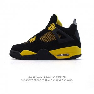 140 耐克 Nike Air Jordan 4 Retro Og迈克尔·乔丹Aj4代乔4 中帮复古休闲运动文化篮球鞋。秉承轻量化的速度型篮球鞋设计思想完成设计