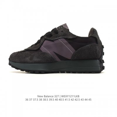 真标 Nb 新百伦 New Balance 327系列复古休闲运动慢跑鞋时尚男女运动鞋 以更纯粹的复古风格设计打造的全新造型 侧身还以解构设计，将 N 字标志以