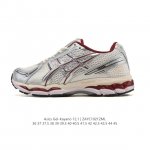 公司级 亚瑟士 Kith X Asics Gel-Kayano 12.1 “Light Sage”运动舒适防滑透气 低帮跑步鞋 厚底增高老爹鞋 该款Asics