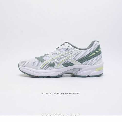 Asics 亚瑟士 新款情侣健步减震复古鞋gel-1 男女时尚透气运动潮流耐磨休闲鞋 选用网眼与皮革相接，复古而富有层次感。网布搭配银色金属感线条，虎爪 Log