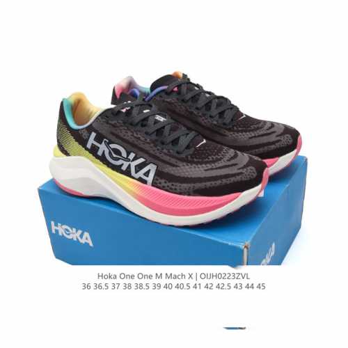 180 【公司级】Hoka One One独特的竞训鞋,主打舒适软弹Hokamach马赫6#竞速跑鞋 Hoka Mach 6 轻盈且富有弹性的舒适感！迄今为止最