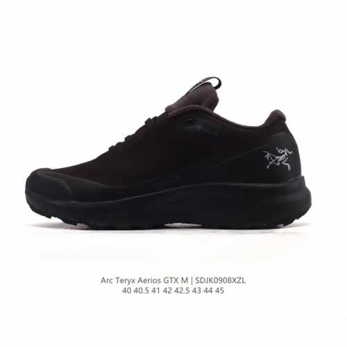 公司级 始祖鸟 Arc’Teryx Aerios Gxt登山靴 防水加强版男士系列加强版户外防水帮登山鞋徒步鞋 轻量支撑长距离越野跑鞋 轻便透气户外运动鞋 耐磨
