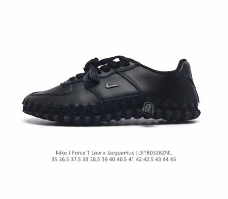 Nike 耐克j Force 1 Low X Jacquemus 联名款运动休闲板鞋 本月 最怪 Nike 联名 登场 此次联名中推出了全新配色 并且均以纯色造 - 点击图像关闭