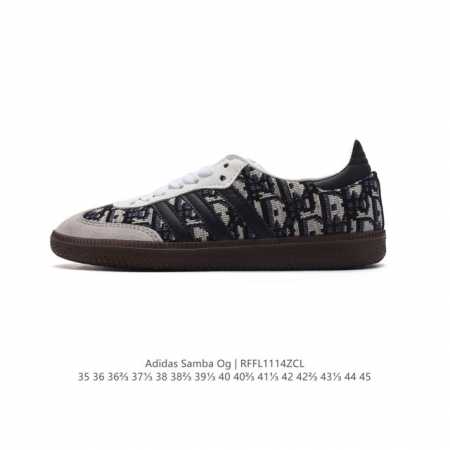阿迪达斯 德训鞋 Adidas Originals Samba Og Shoes 经典运动鞋小白鞋 T头鞋 男女板鞋 彰显休闲摩登风情的时尚经典鞋。它诞生于50 - 点击图像关闭