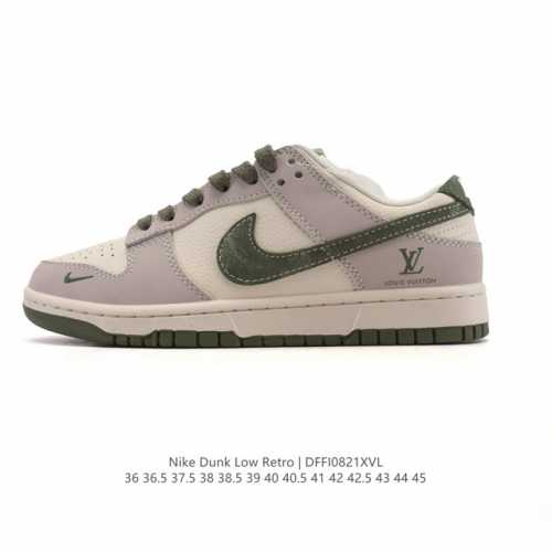 公司级 真标 耐克 Nike Sb Dunk Low Pro 男女款运动鞋复古板鞋。采用柔软皮革鞋面，经久耐穿，塑就如元年款 Dunk 般的复古质感。鞋头透气孔