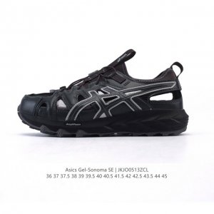 新款 亚瑟士 Asics Gel-Sonoma Cn 轻盈舒适耐磨透气 低帮 洞洞鞋 凉鞋 复古缓震越野运动鞋1012B584-021 硬核户外党必入的3大理由