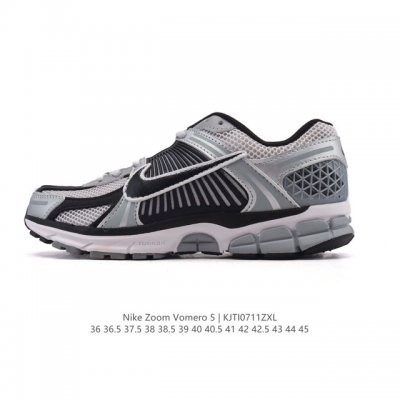 Nike 耐克夏季 Zoom Vomero 5 运动鞋休闲训练跑步鞋。Nike Zoom Vomero 5 男女子运动鞋妥帖包覆足部，提供透气支撑效果。耐穿材料