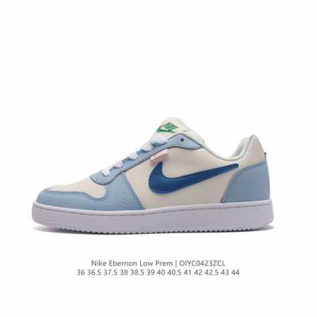 耐克nike Ebernon Low男女子简版空军复古休闲板鞋运动休闲鞋。采用合成革鞋面，方便清洗，搭配侧面与后跟处的品牌标识，低鞋口设计，赋予脚踝灵活感受，选 - 点击图像关闭