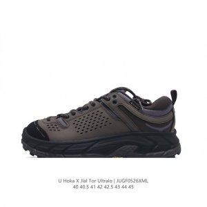 Hoka Tor Ultra X Jlal 联名款运动鞋 经典鞋款复刻 户外性能新星横空出世！Jl Al联名款hoka Ultra Low减震防滑耐磨户外功能鞋