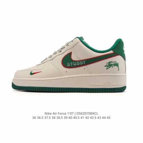 公司级 Af1耐克 Nike Air Force 1 ‘07 Low 空军一号 小白鞋 厚底增高百搭运动板鞋 原楦头原纸板 打造纯正空军版型，专注外贸渠道 全掌