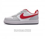 耐克 Nike 男女子运动鞋 Court Borough Low 小空军低帮板鞋 1.其皮革材质的鞋面结合网眼鞋舌 在出众外观与质感的同时提供稳固支撑 并且提升