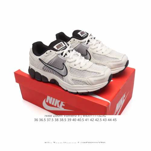 Nike 耐克夏季 Zoom Vomero 5 运动鞋休闲训练跑步鞋。Nike Zoom Vomero 5 男女子运动鞋妥帖包覆足部，提供透气支撑效果。耐穿材料