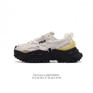 公司级 斐乐 女老爹鞋 Fila Fusion 厚底增高百搭运动板鞋 意大利百年经典运动品牌，网红单品 小红书推荐爆款 Fila斐乐新款小白鞋斐乐潮牌文化街头风