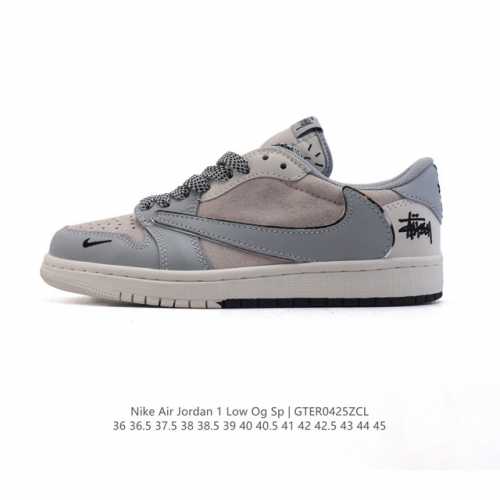 真标 耐克 Nike Air Jordan 1 Low Og Sp Military Blue Aj1乔1倒勾 2025年新款 蛇年新款 低帮篮球鞋 Aj1 乔