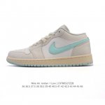 耐克 乔丹Air Jordan 1 Low Aj1 乔1 乔丹1代Aj1 低帮复古文化休闲运动篮球鞋 从1985 年面世的元年款汲取设计灵感 采用简洁大方的经典