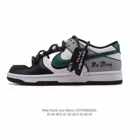公司级 耐克 Nike Sb Dunk Low Pro 运动鞋复古板鞋。解构绑带 双鞋带，采用柔软皮革织物拼接鞋面，经久耐穿，塑就如元年款 Dunk 般的复古质 - 点击图像关闭