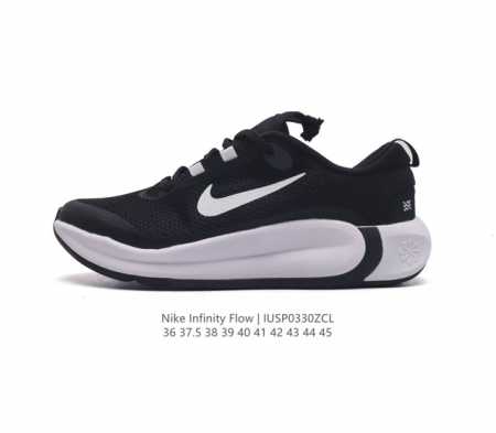 耐克 Nike 2024春新款infinity Flow青少年鞋透气时尚运动鞋跑步 中底泡绵 质感柔软且富有弹性 缔造缓震回弹的迈步体验 透气网眼鞋面 帮助双足 - 点击图像关闭