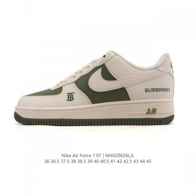 特价 耐克 Nike Air Force 1 '07 Low 空军一号含气垫 小白鞋 2025年新款 低帮百搭厚底增高休闲运动板鞋。柔软、弹性十足的缓震性能和出